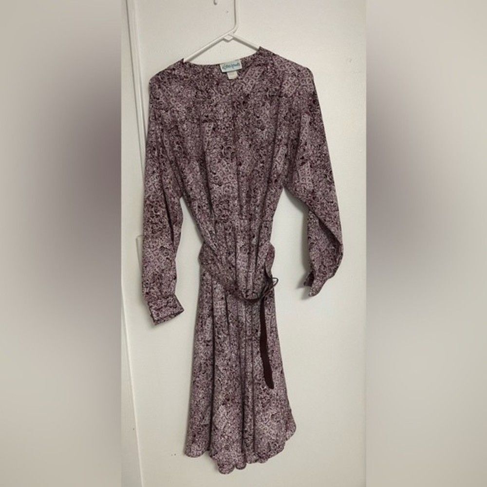 🌸 Vintage Katie Lewis Long Sleeve Dress - Size 8 🌸